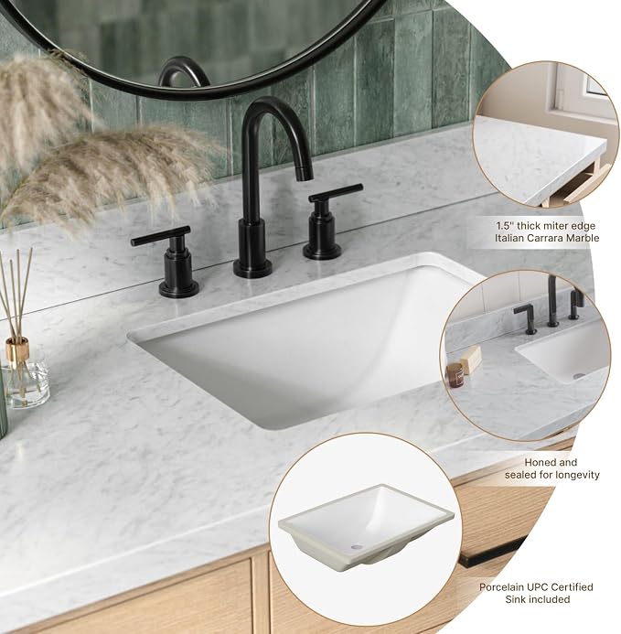 ARIEL 61" Inch Bathroom Vanity - Image 5