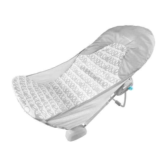 Ingenuity Foldaway 2-Position Baby Bath Seat, Adjustable Support by Ingenuity