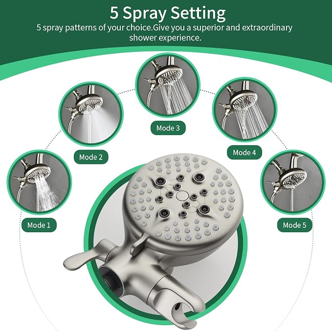 3 Handle Shower Faucet Set Shower System - Image 5