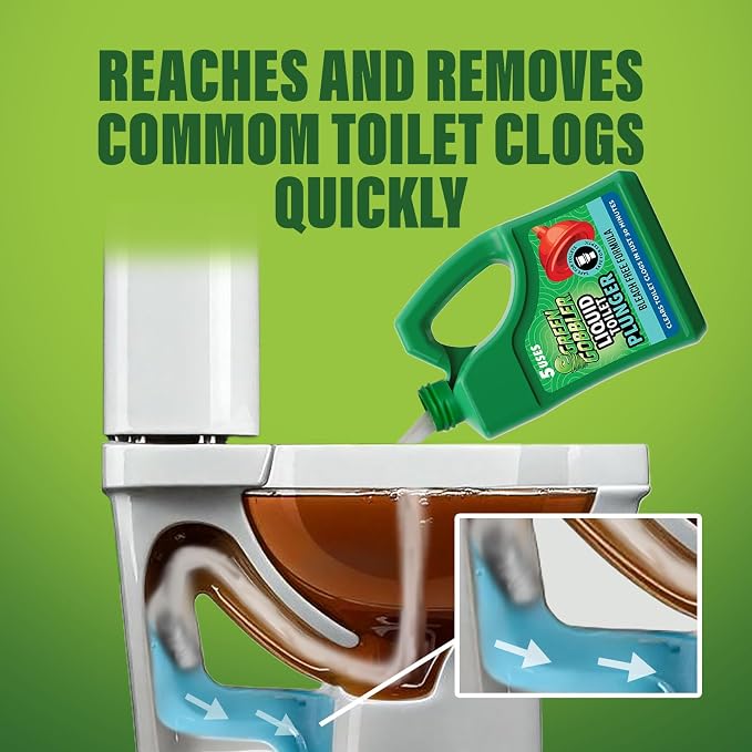 Green Gobbler Liquid Toilet Plunger | Clog Remover | Safe - Image 8