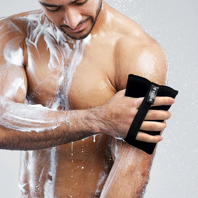 Yiclick Exfoliating Body Scrubber & Shower Exfoliator – Mens Body Scrubber & - Image 9