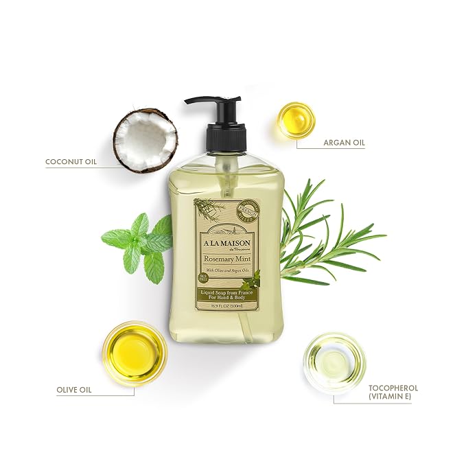 A LA MAISON French Liquid Hand Soap, Rosemary Mint - Image 2
