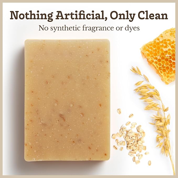 Southern Natural Oatmeal Soap Bar Unscented Goat Milk Soap Bars - Image 8