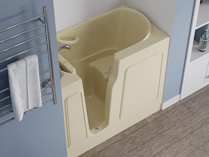 ANZZI Walk In Tub 46'' x 26" in Beige - Image 3
