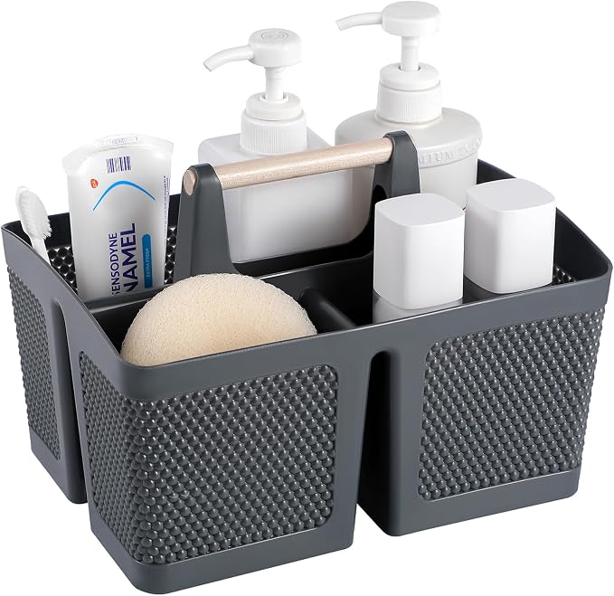 rejomiik Portable Shower Caddy Basket Plastic Cleaning Caddy Organizer Storage by rejomiik