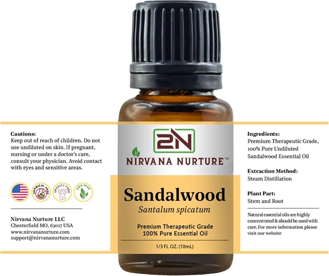Sandalwood Essential Oil Aromatherapy Diffuser 100% Pure, Therapeutic Grade - Image 7