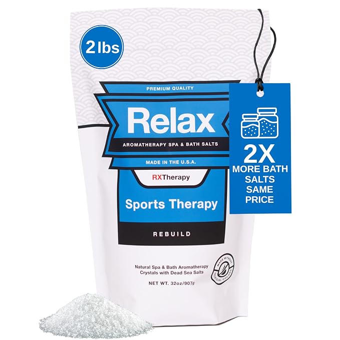 Relax Spa & Bath, Epsom & Dead Sea Salts, Aromatherapy Bath Salts by RelaxSpaBath