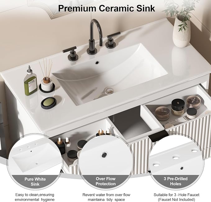36" Bathroom Vanity Cabinet - Image 3