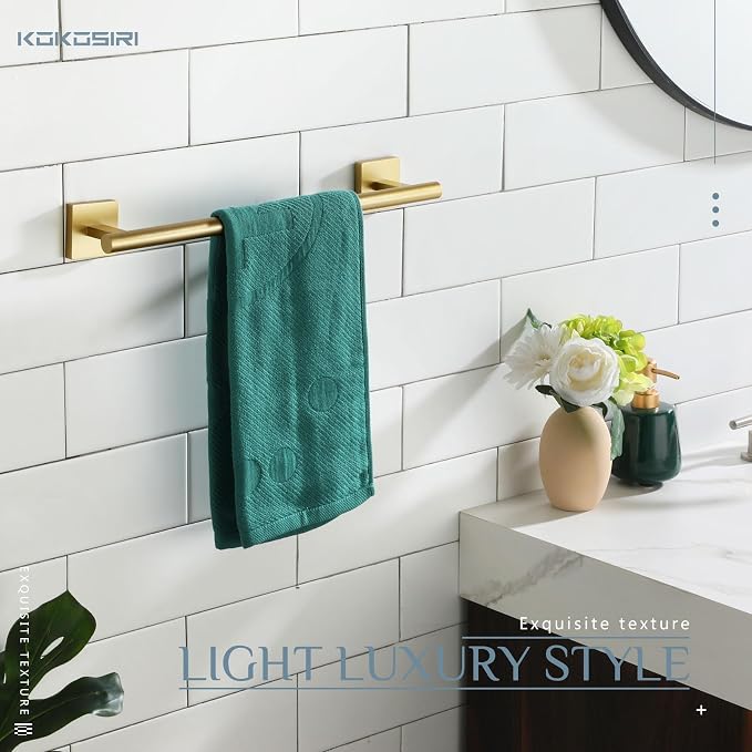 KOKOSIRI Hand Towel Bar Bathroom Towel Holder - Image 7