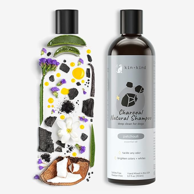 kin+kind Dog Shampoo with Activated Charcoal - Image 8