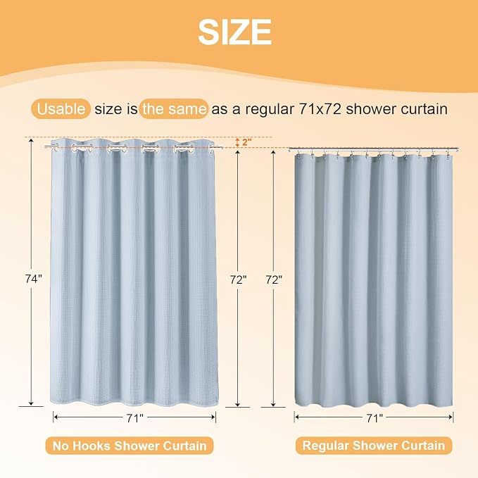 River Dream Cotton Blend Shower Curtain - Image 7