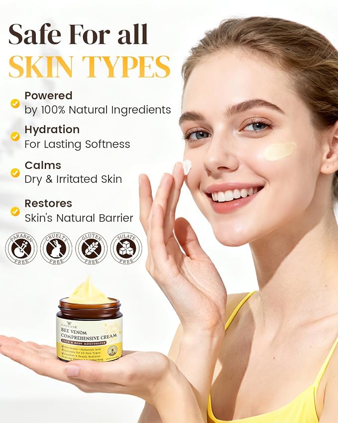Bee Venom Comprehensive Cream, Bee Venom Skin Treatment Cream, All-in-One - Image 7