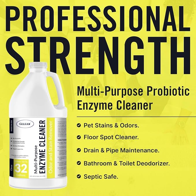 Multi-Purpose Probiotic Enzyme Citrus Cleaner, 64oz - Image 2