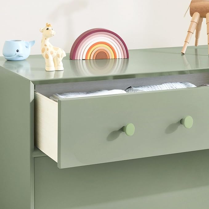 Ravinte 20 Pack Cabinet Knobs Light Green Kitchen Cabinet Knobs Round Dresser - Image 4