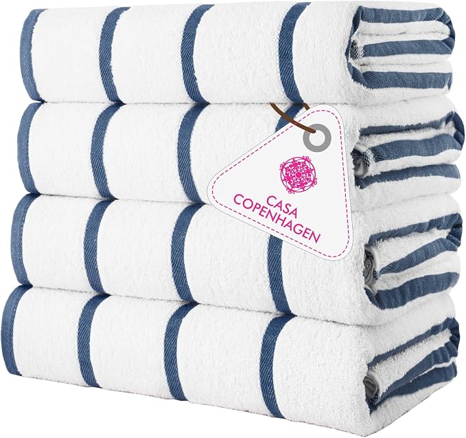 CASA COPENHAGEN Cabana Beach Towel Designed in Denmark Rough and Tough by CASACOPENHAGEN