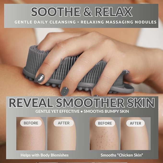 Body Face Scrubber Set Silicone - Image 9