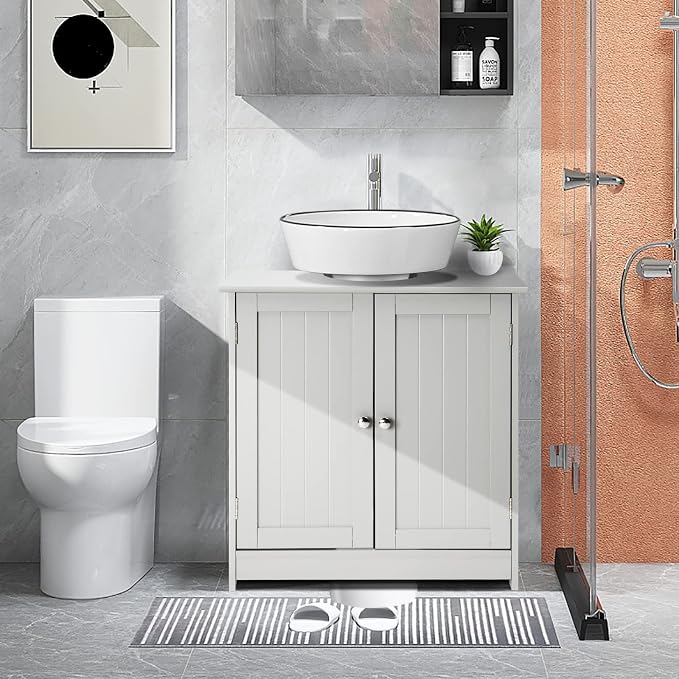 Bonnlo Pedestal Sink Storage Cabinet - Image 7