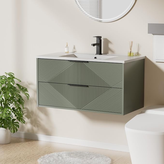 LUCKWIND 36" Floating Bathroom Vanity - Image 6