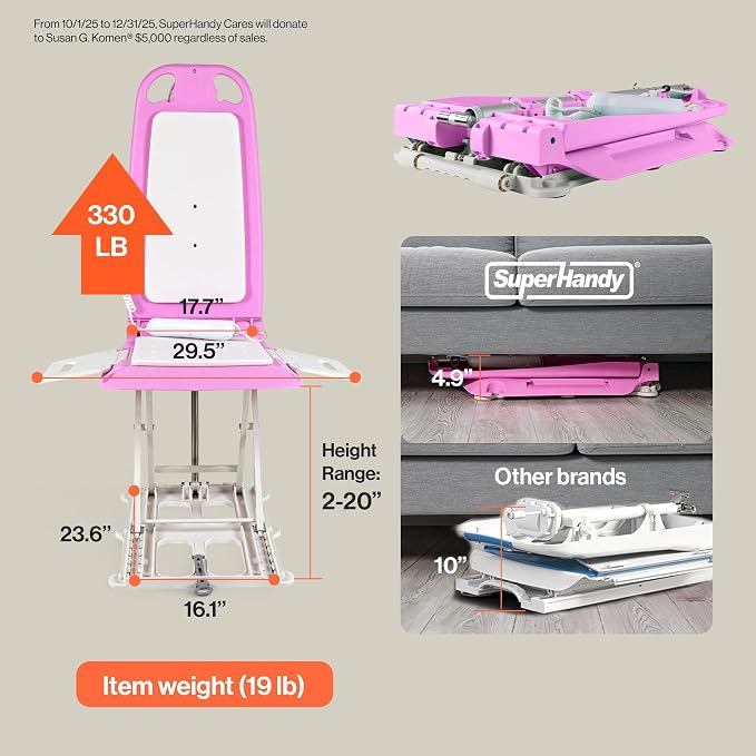 SuperHandy Portable Floor & Bath Lift - Image 5
