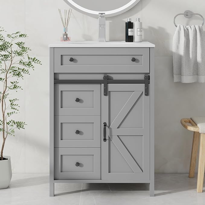 Vabches 24 Inch Bathroom Vanity by Vabches