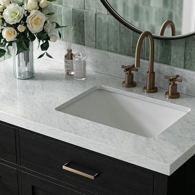ARIEL Hepburn 43 Inch Single Rectangular Sink Bathroom Vanity - Image 3