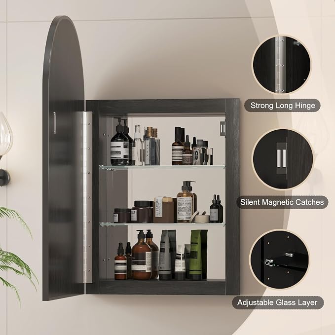 Recessed Medicine Cabinet Mirror - Image 4