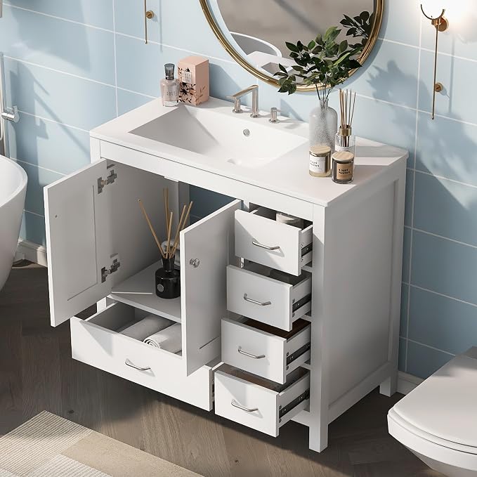 Harper & Bright Designs 36" Bathroom Vanity by HarperBrightDesigns
