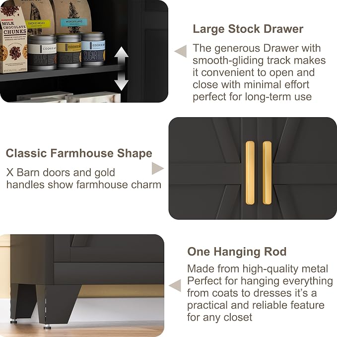 71H Tall Metal Storage Cabinet - Image 7