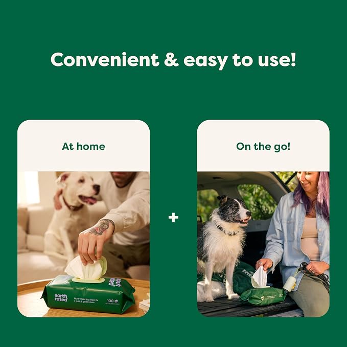 Earth Rated Dog Wipes, Hypoallergenic, Cleaning and Hydrating, - Image 7