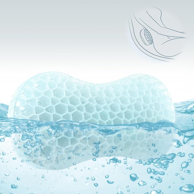 Sunlit Bath Jello Mini Gel Bath Pillows, Lumbar Pillow by Sunlit
