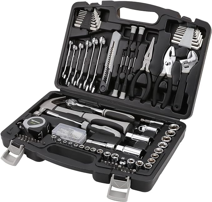 AmazonBasics 131-Piece General Household Hand Tool Set by AmazonBasics