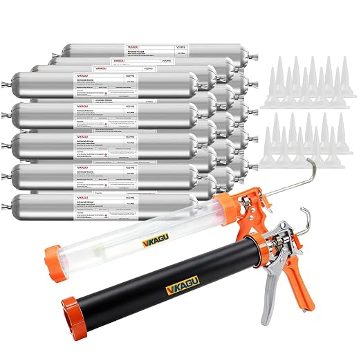 VGS998 Sausage Pack Silicone Sealant by VIKAGU