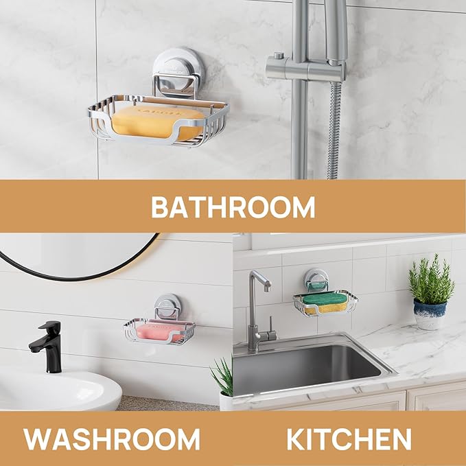 LEVERLOC Soap Dish, Soap Bar Holder - Image 4