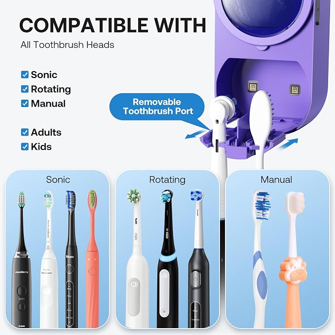 Bitvae Upgraded Tooth Brush Holder - Image 6