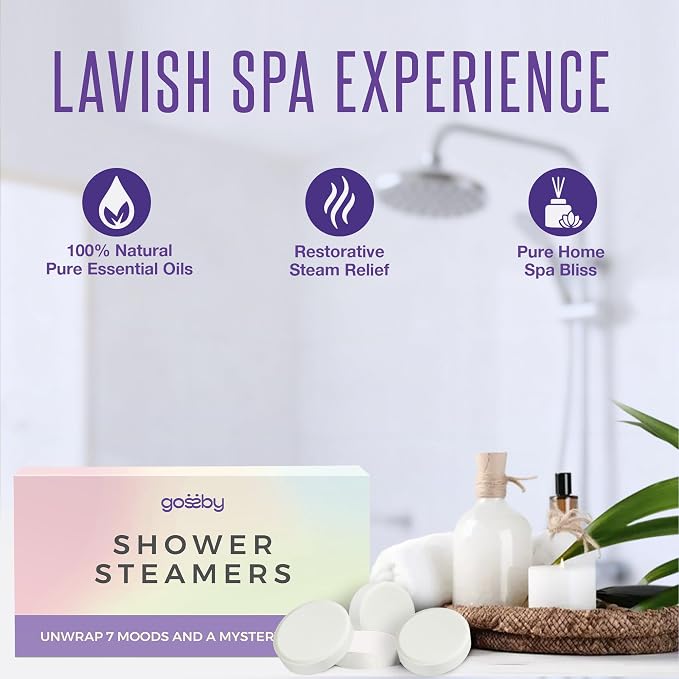 Shower Steamers Aromatherapy GOSSBY 8 Pack - Image 7