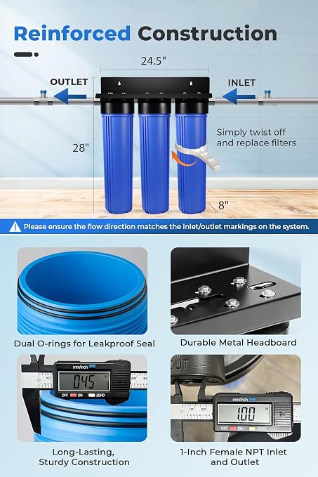 iSpring SGS-Tested Lead Removal Whole House Water Filter System, and up to 99% - Image 4