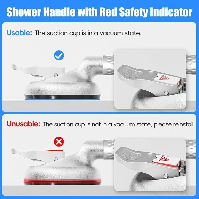 17 Inch Upgrade Strong Suction Grab Bars - Image 4
