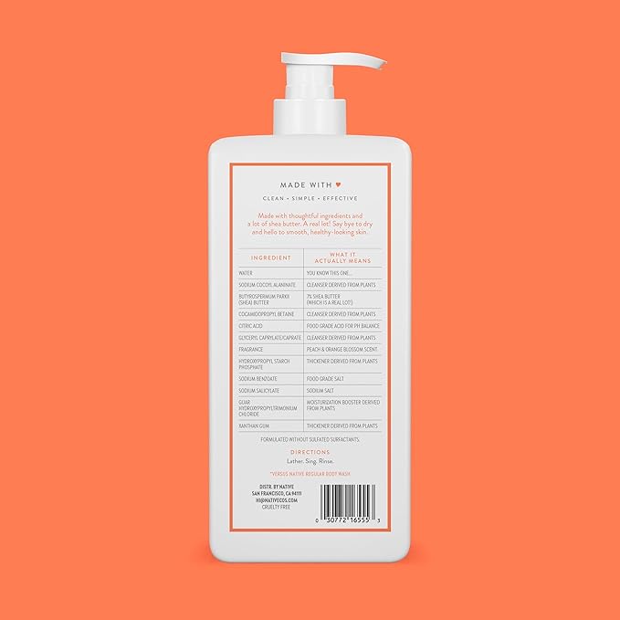 Native Moisturizing Body Wash Contains Naturally Derived Ingredients | - Image 2