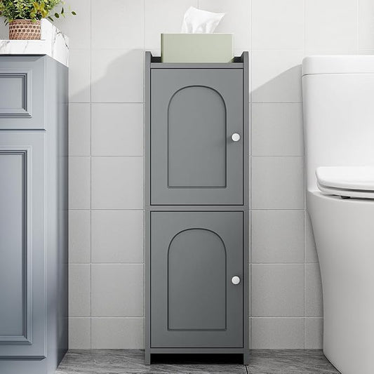 Bathroom Storage Cabinet, Corner Floor Cabinet by Hzuaneri