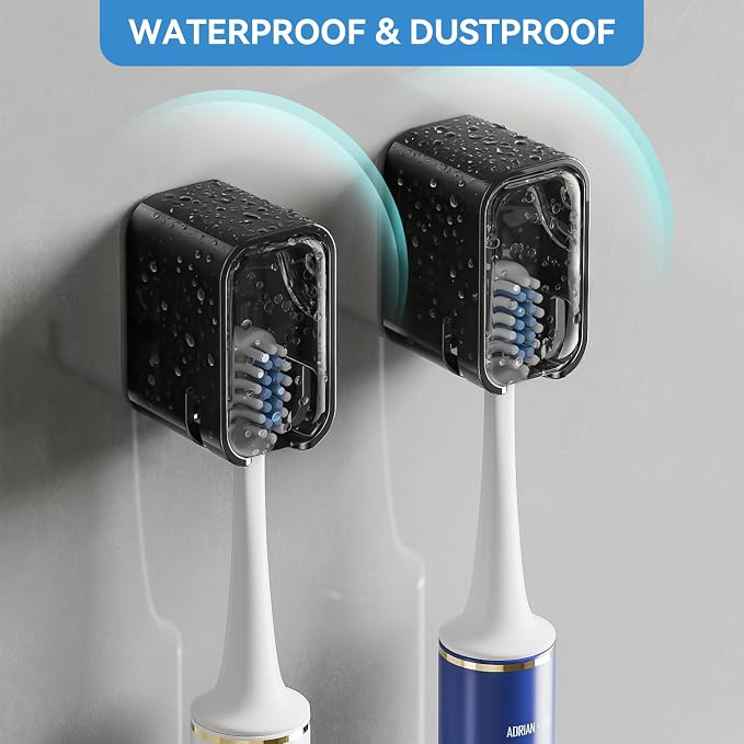 Toothbrush Holders for Bathrooms, Single Toothbrush Dispenser Storage Organizer - Image 2