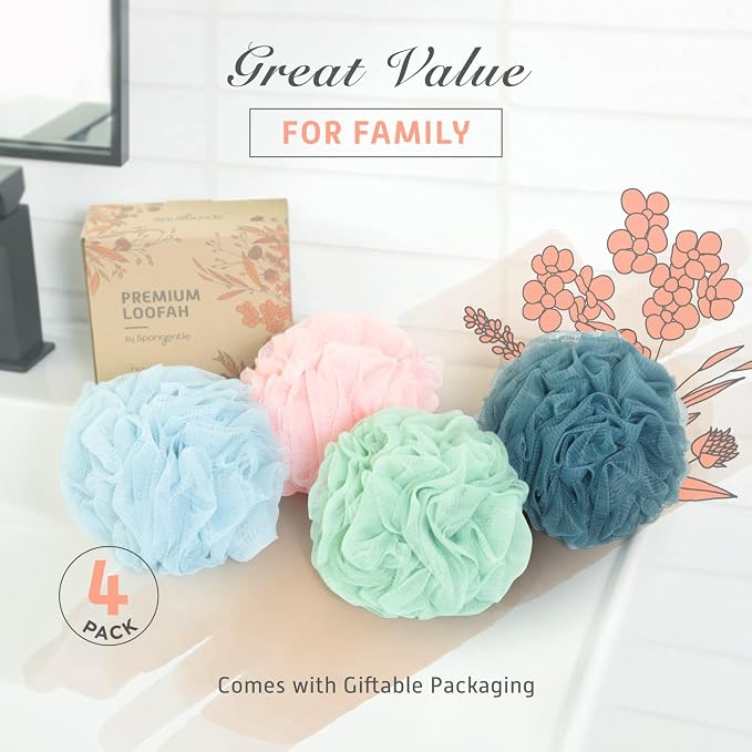 Spongentle Premium Deep Cleansing Loofah Sponge - Image 7