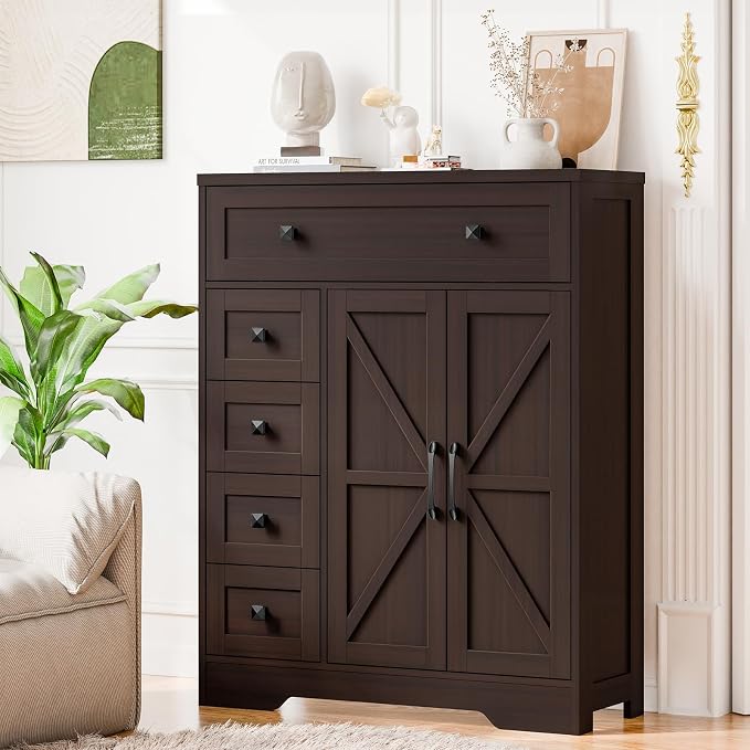 Vabches Farmhouse Storage Cabinet by Vabches