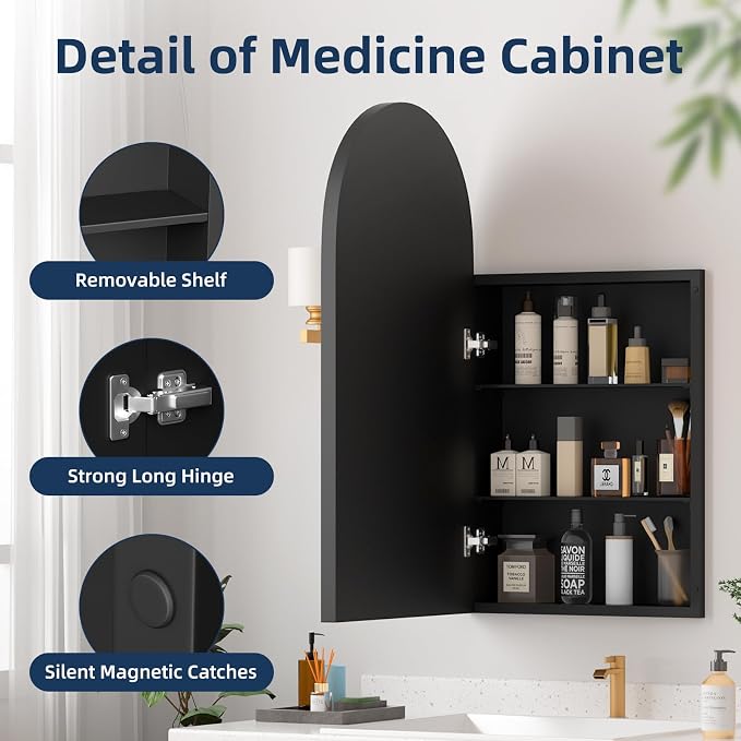 Medicine Cabinets for Bathroom, Modern Bathroom Vanity Mirror - Image 7