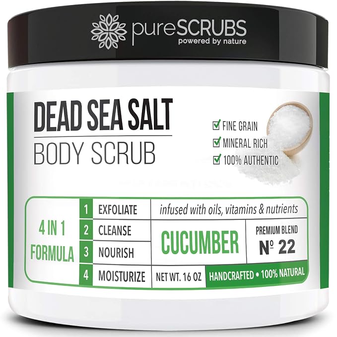 pureSCRUBS Premium Cucumber Body Scrub Set by pureSCRUBS