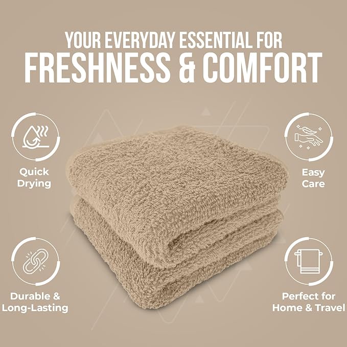 DAN RIVER 24 Pack Wash Cloths for Showering - Image 5