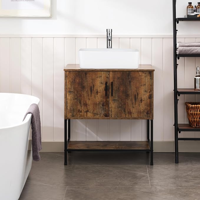 UEV Rustic Brown 30" Bathroom Vanity - Image 4