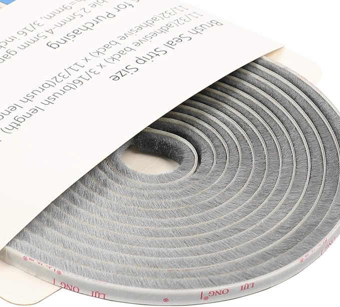 TORRAMI Felt Weather Stripping Seal Tape 11/32 inch x 11/32 inch x 16 ft - Image 5
