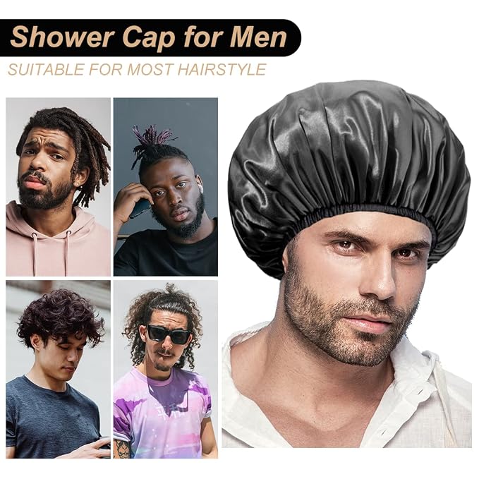 Aquior Shower Cap, Extra Large Shower Cap - Image 7