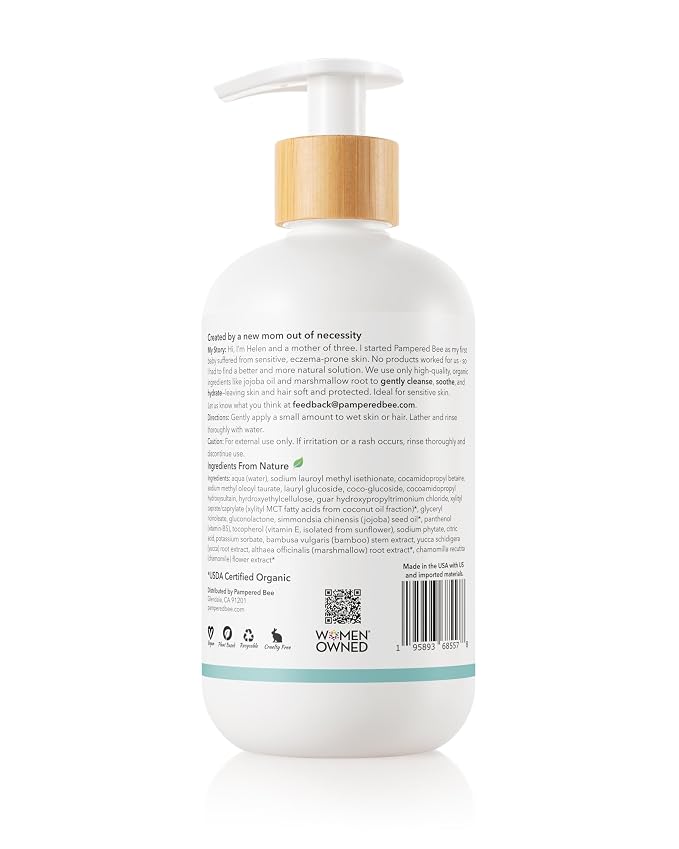Shampoo & Body Wash + Conditioner Combo Set All Natural Formula - Image 4