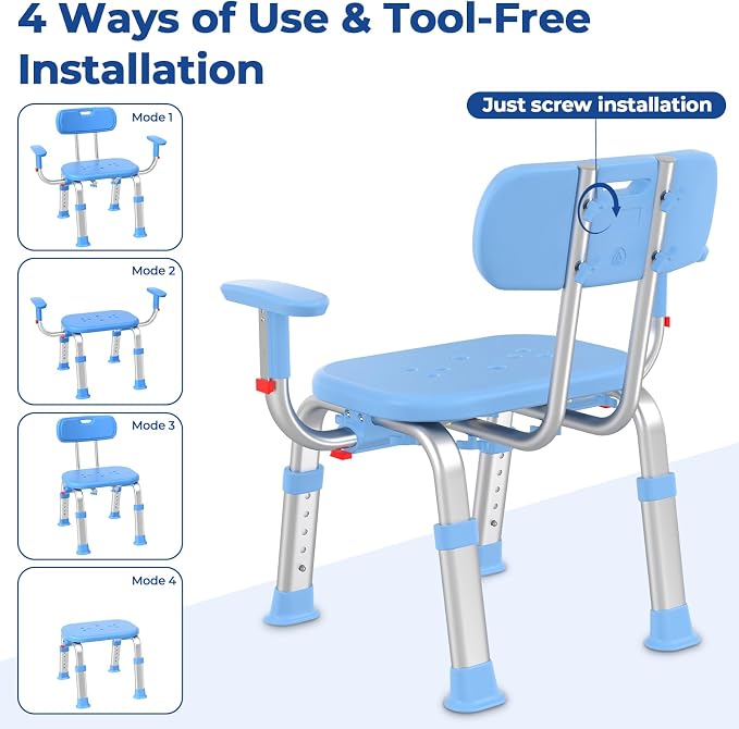 KingPavonini Shower Chair for Inside Shower - Image 8